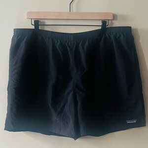 NWT Patagonia Men’s Baggies Shorts 5” Size XXL Black Outdoor Active